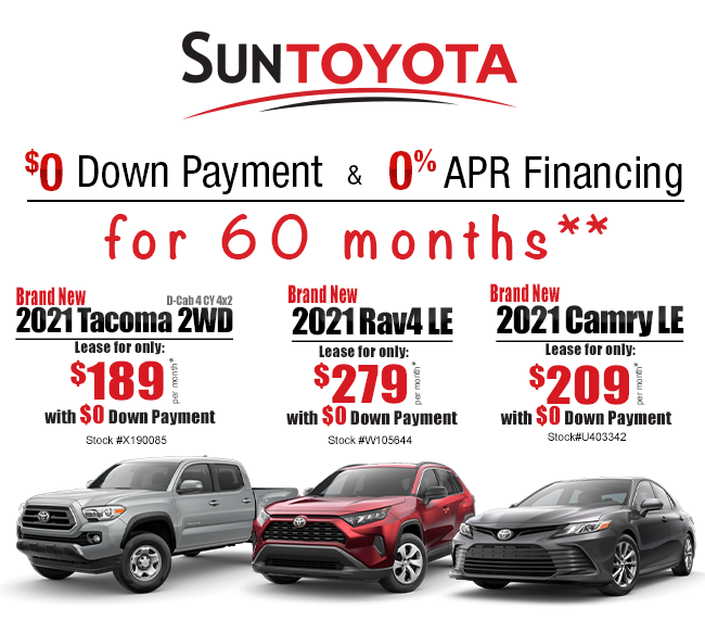 $0 Down Payment And 0% APR Financing