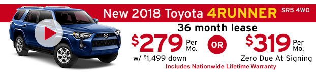 New 2017 Toyota 4Runner SR5