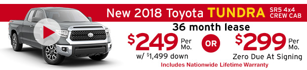 New 2017 Toyota Tundra 4x4 Crew Cab