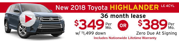 New 2017 Toyota Highlander