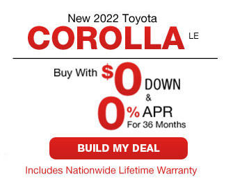 New 2022 Toyota Corolla LE