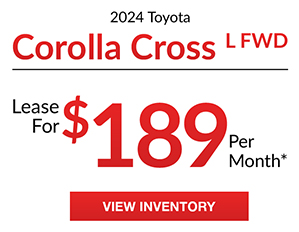 Toyota Corolla Cross offer