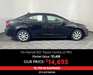 Preowned Toyota Corolla