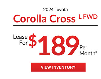 Toyota Corolla Cross offer