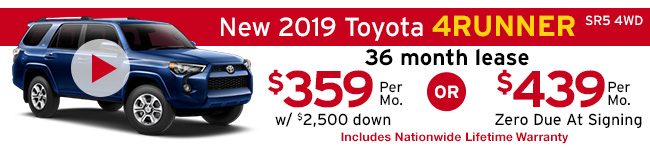 New 2019 Toyota 4Runner SR5