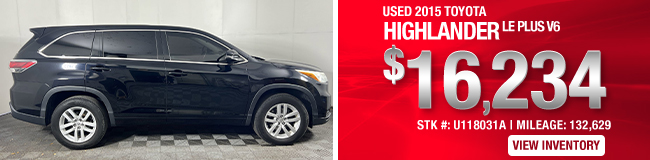 Used 2015 Toyota Highlander LE