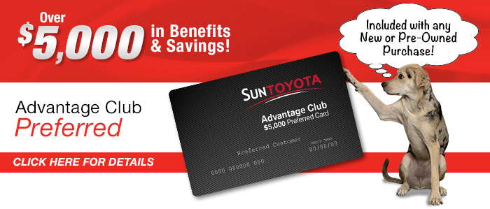 $5,000 Advantage Club Card