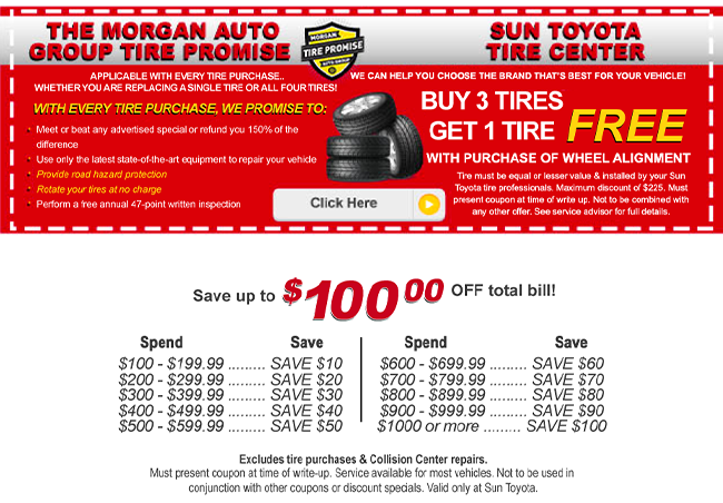 The Morgan Auto Group Tire Promise