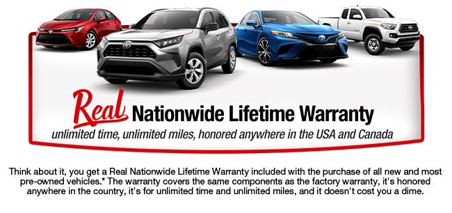 Real Nationwide Lifetime warranty