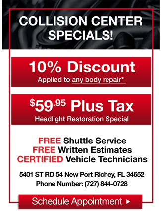 Collision Center Specials