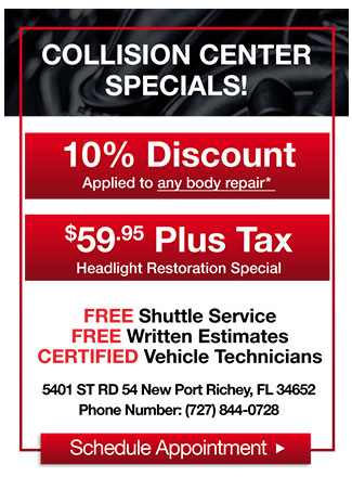 Collision Center Specials