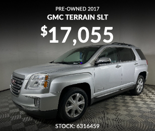 pre-owned 2017 GMC Terrain SLT