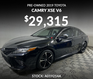 pre-owned 2019 Toyota Camry XSE V6