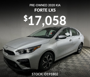 pre-owned 2020 KIA Forte LXS