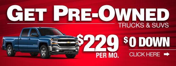 Get pre-owned trucks + suv's