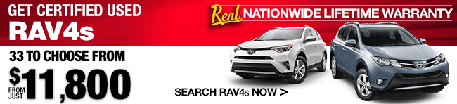 Get Certified Used RAV4s