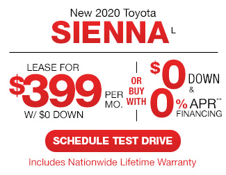 New 2020 Toyota Sienna L