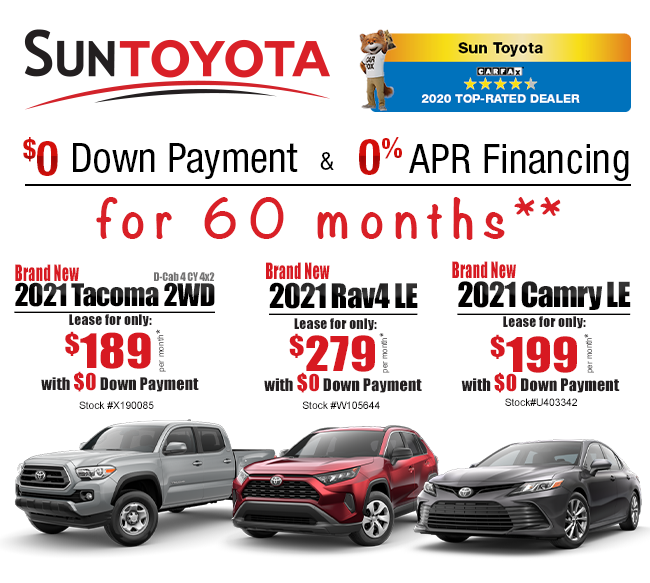 $0 Down Payment And 0% APR Financing