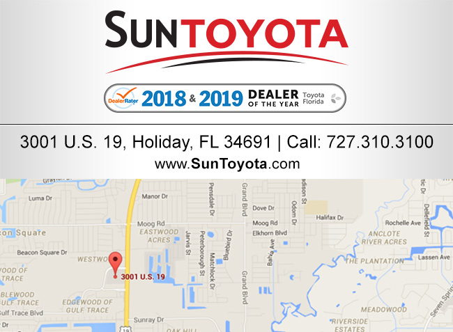 Sun Toyota Map