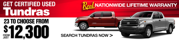 Get Certified Used Tundras