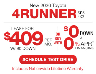 New 2020 Toyota 4RUNNER SR5 4x2