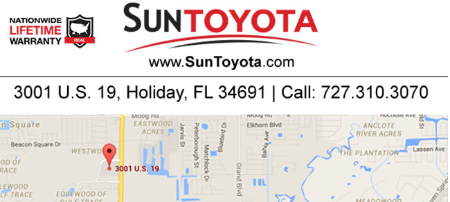 Sun Toyota Map, Address, Phone number