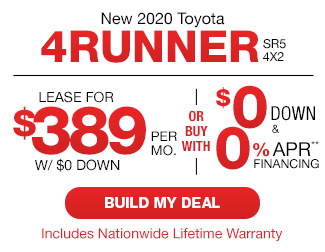 New 2020 Toyota 4RUNNER SR5 4x2