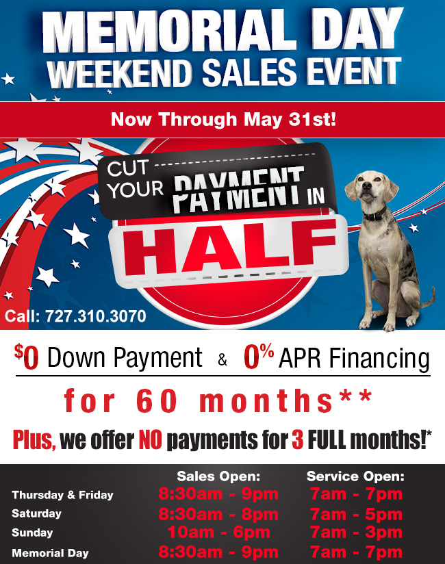 Memorial Day Weekend Sales Evenet