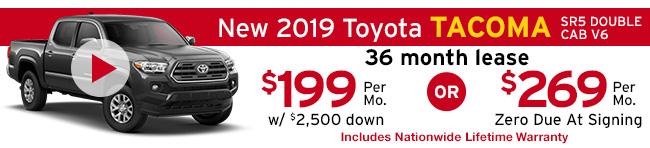 New 2019 Toyota Tacoma SR5