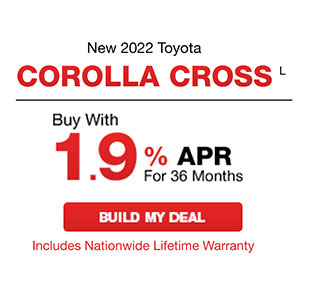 New 2022 Toyota Corolla Cross