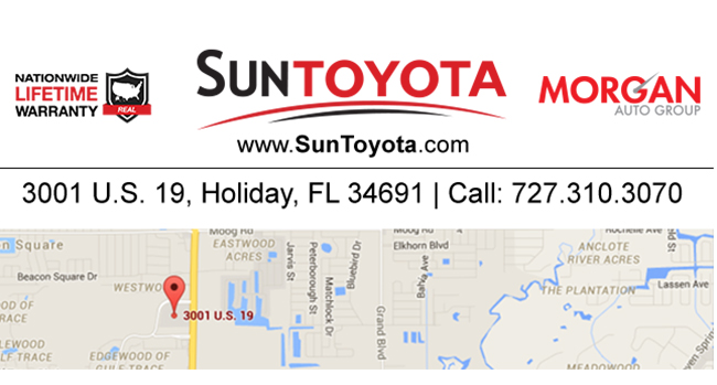 Sun Toyota Map, Address, Phone number