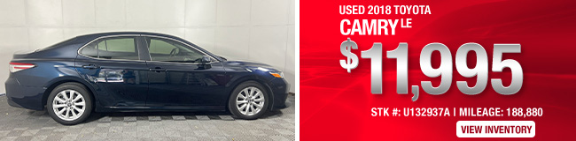 Toyota Camry offer