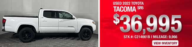 special offer on Toyota Tacoma