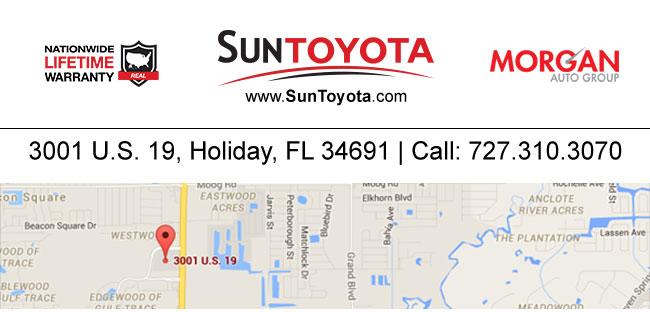 Sun Toyota Map, Address, Phone number