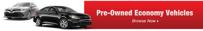 Get Pre-Owned Economy Vehicles