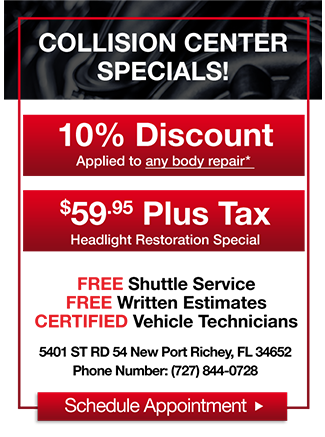 Collision Center Specials