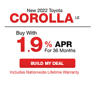 New 2022 Toyota Corolla LE