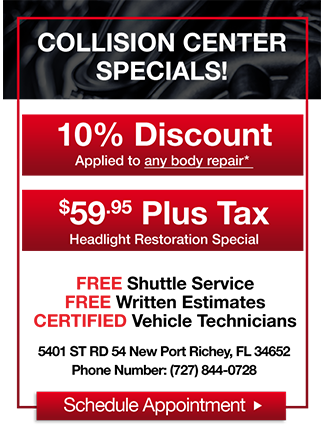 Collision Center Specials