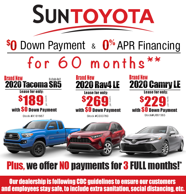 $0 Down Payment And 0% APR Financing