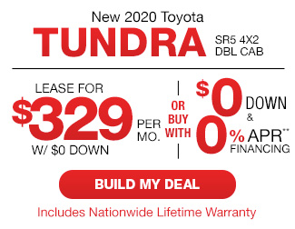 New 2020 Toyota Tundra SR5 4x2 Dbl Cab