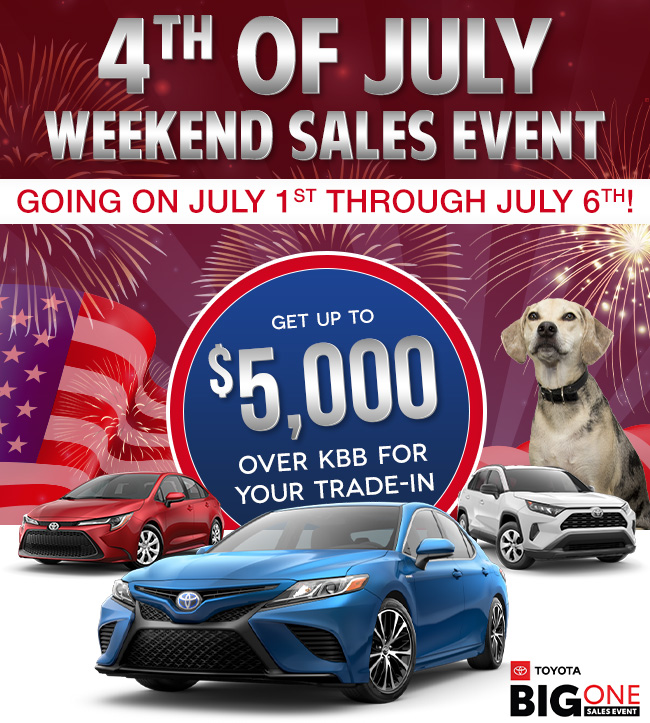 4th of July Weekend Sales Event