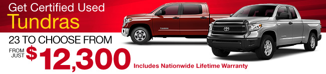 Certified Used Tundras