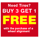 Buy 3 Tires get 1 Free