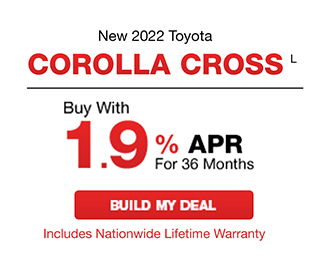 New 2022 Toyota Corolla Cross