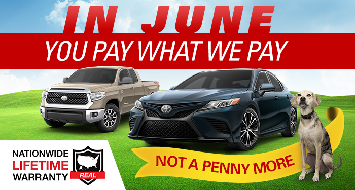 In June You Pay What We Pay