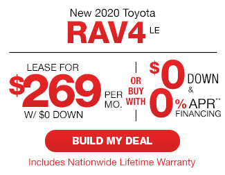 New 2020 Toyota Rav4 LE