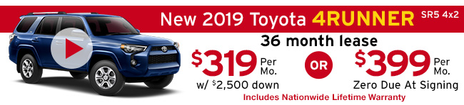 New 2019 Toyota 4Runner SR5