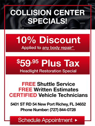 Collision Center Specials