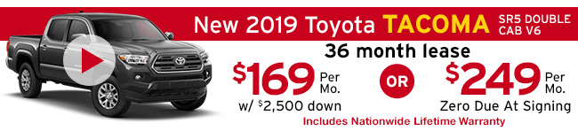 New 2019 Toyota Tacoma SR5