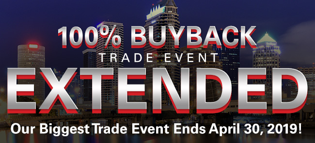 100% Buyback Trade Event Extended